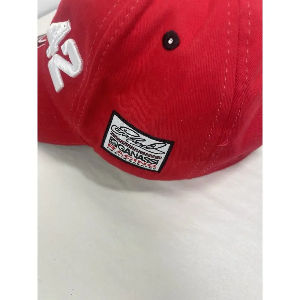 Vintage NASCAR #42 Target Chip Ganassi Racing Adjustable Hat Cap Flames - Picture 5 of 9